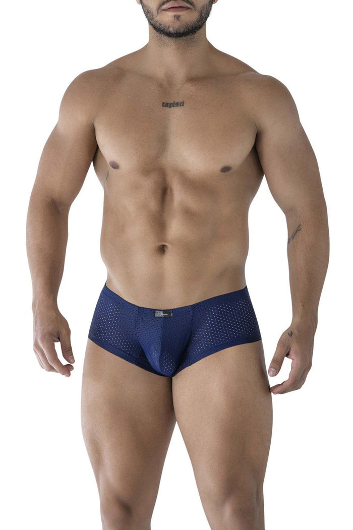 Clever Moda Xtremen 91216B Microfiber Trunks Color Dark Blue