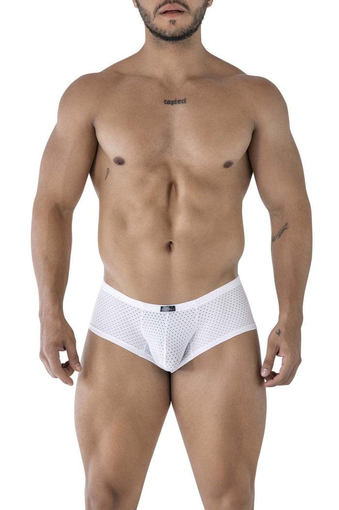 Clever Moda Xtremen 91216B Microfiber Trunks Color White
