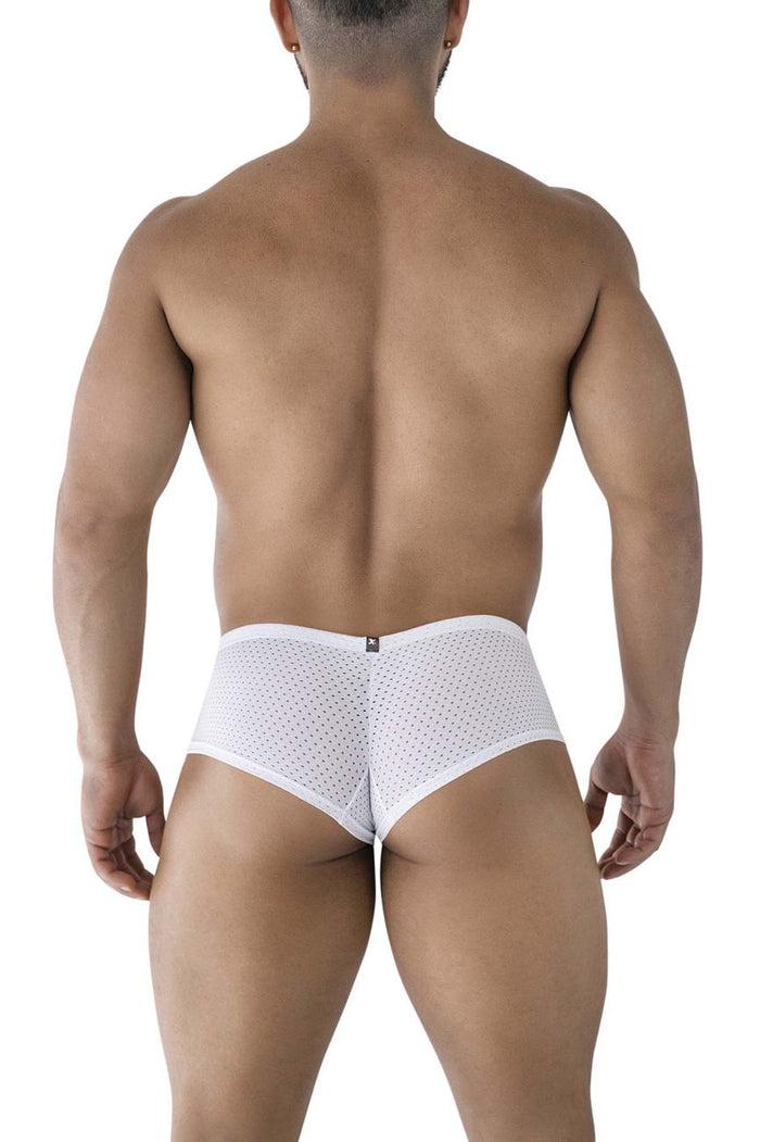 Clever Moda Xtremen 91216B Microfiber Trunks Color White