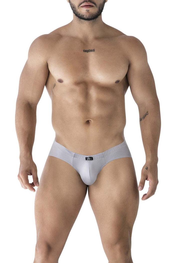 Clever Moda Xtremen 91218 Microfiber Briefs Color Gray