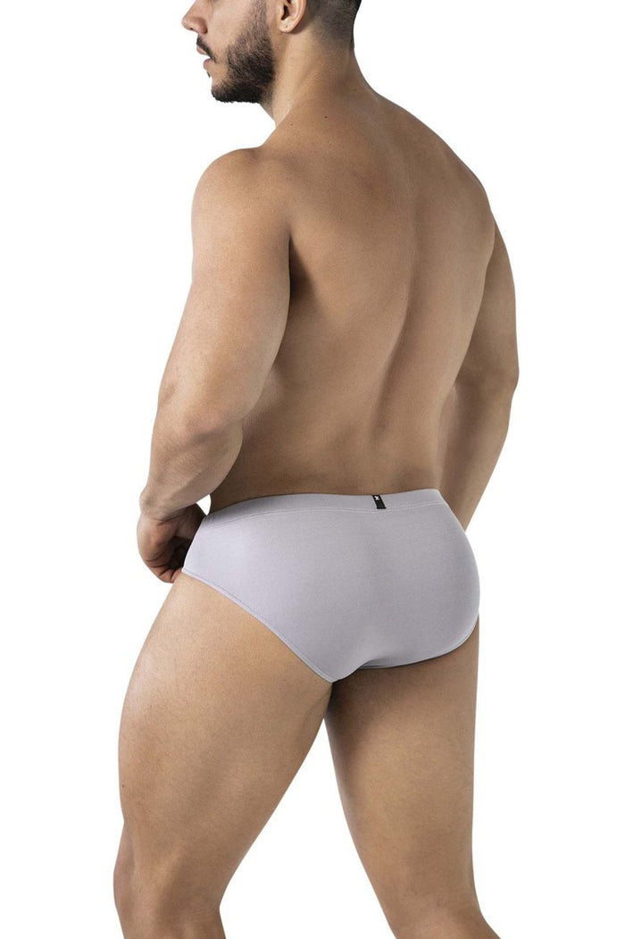 Clever Moda Xtremen 91218 Microfiber Briefs Color Gray