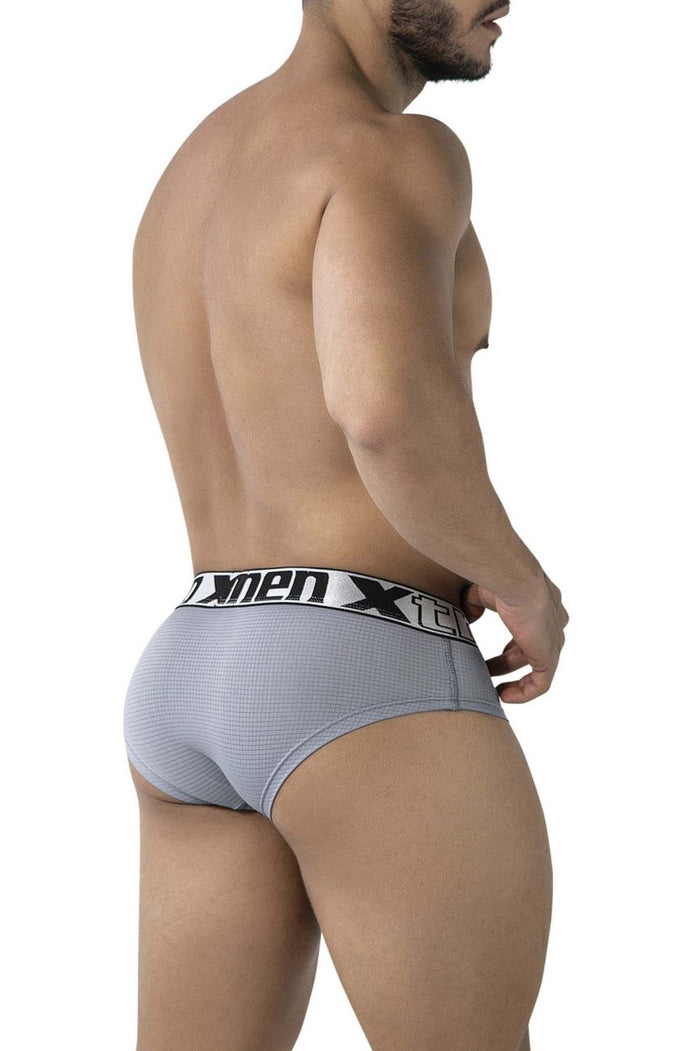 Clever Moda Xtremen 91221 Microfiber Briefs Color Gray