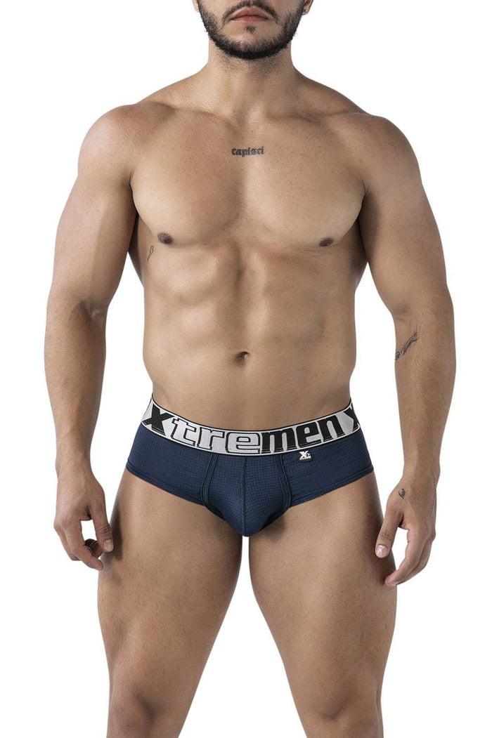 Clever Moda Xtremen 91221 Microfiber Briefs Color Navy