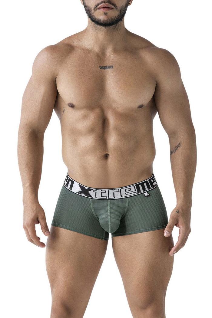 Clever Moda Xtremen 91222 Microfiber Trunks Color Green
