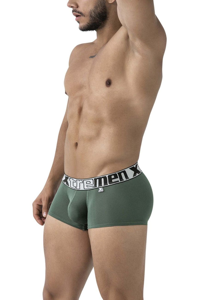 Clever Moda Xtremen 91222 Microfiber Trunks Color Green