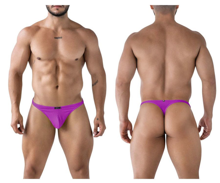 clever moda Xtremen 91226 Microfiber Thongs Color Purple