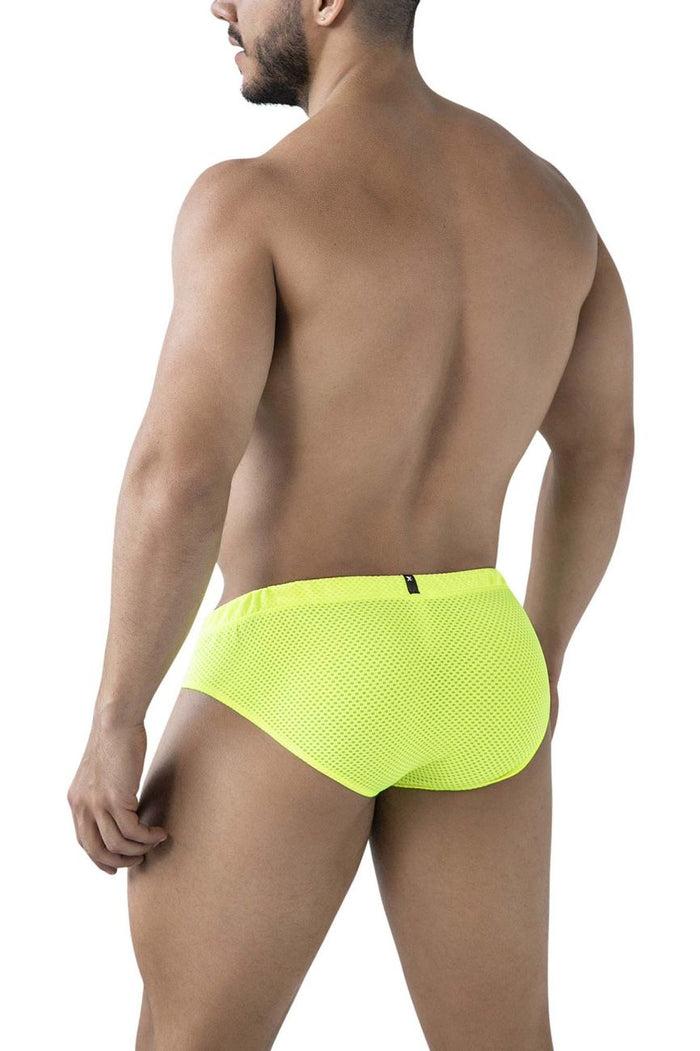 Clever Moda Xtremen 91227 Microfiber Briefs Color Neon Green