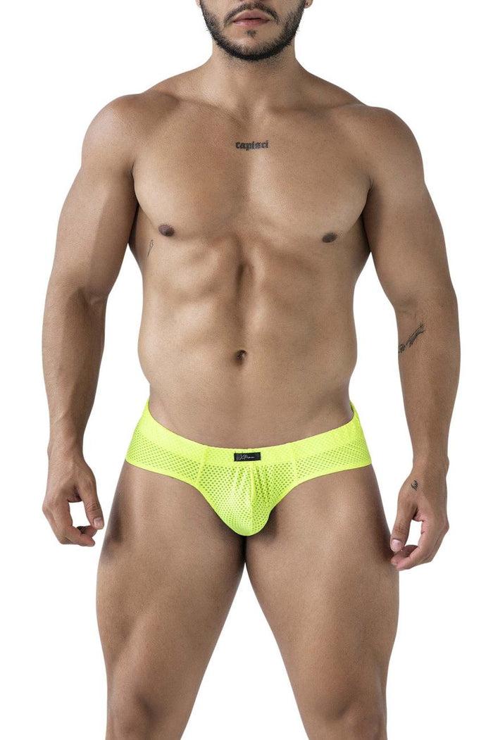 Clever Moda Xtremen 91227 Microfiber Briefs Color Neon Green