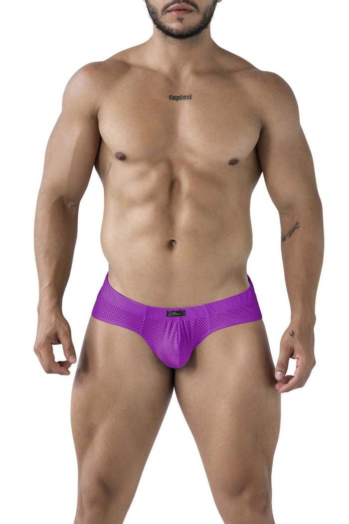 Clever Moda Xtremen 91227 Microfiber Briefs Color Purple