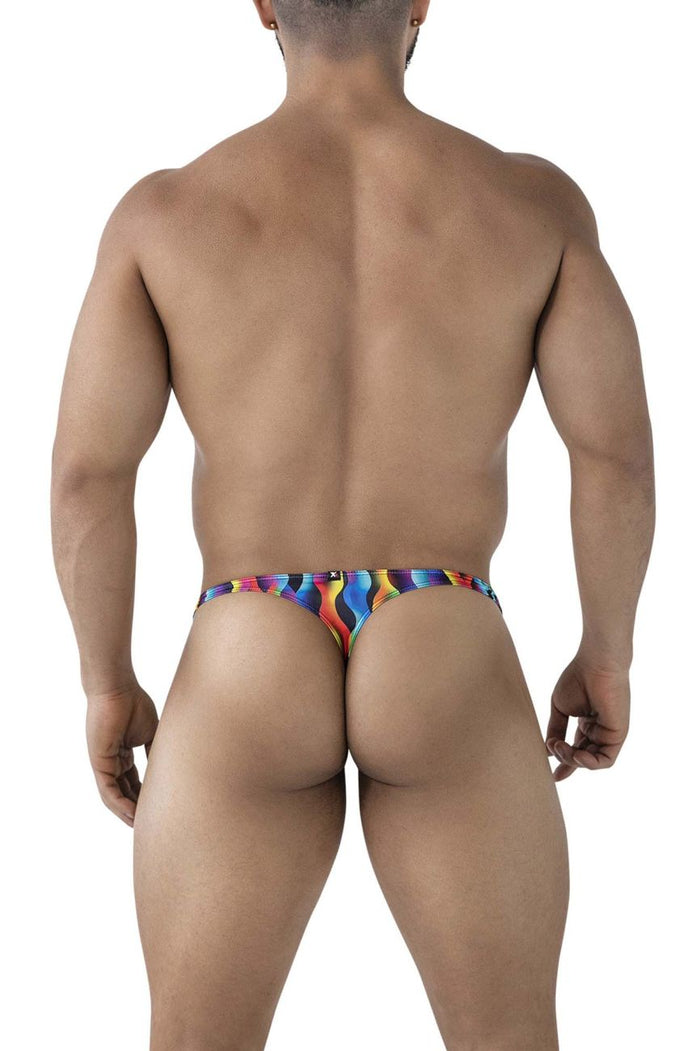 Clever Moda Xtremen 91247 Printed Thongs Color Waves