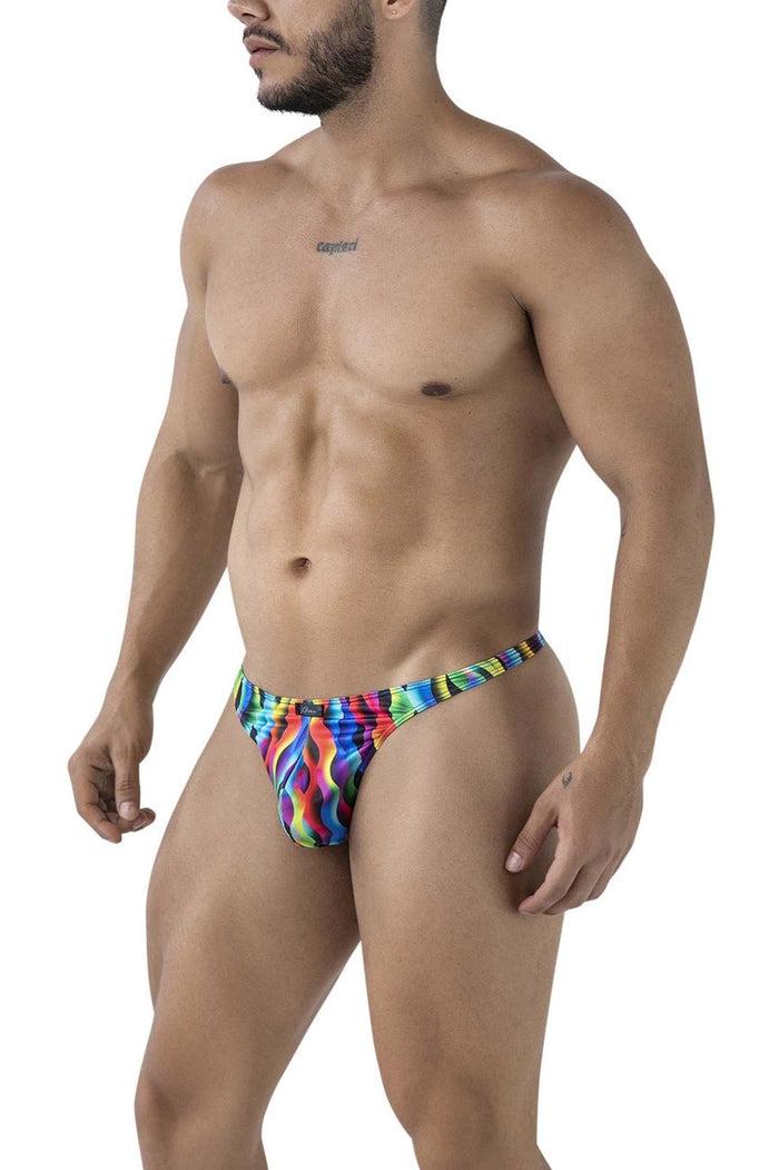 Clever Moda Xtremen 91247 Printed Thongs Color Waves
