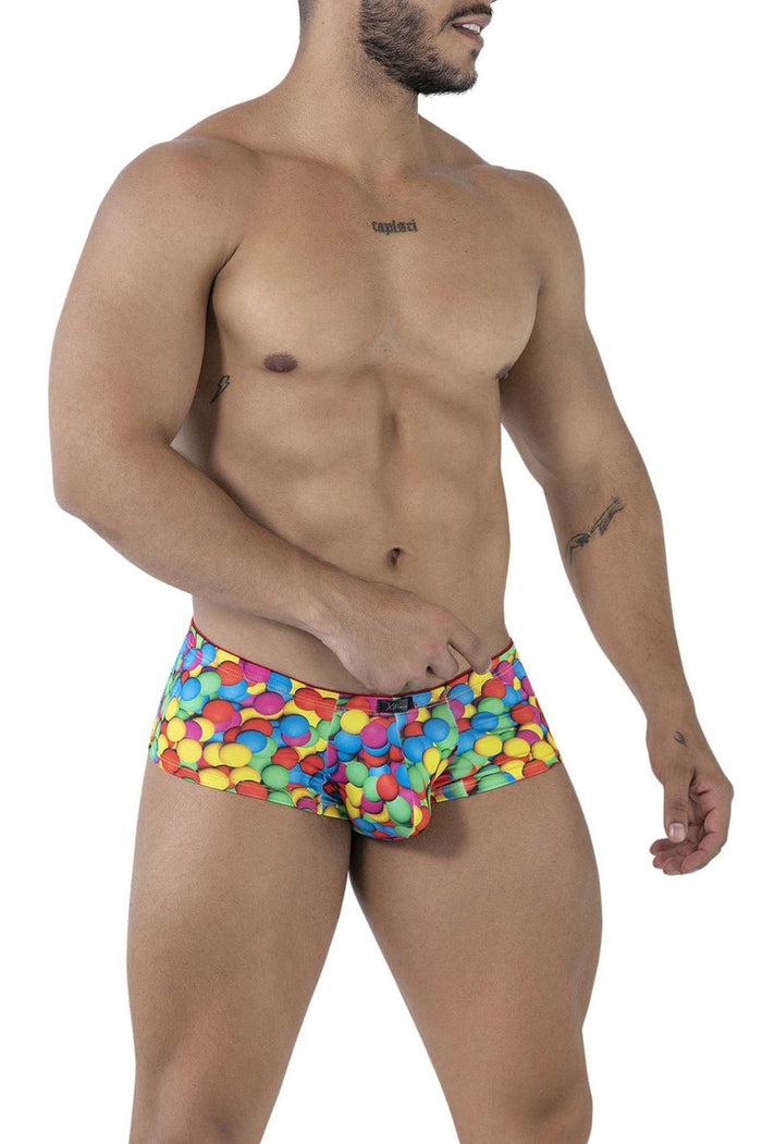 Clever Moda Xtremen 91249 Printed Trunks Color Bubbles
