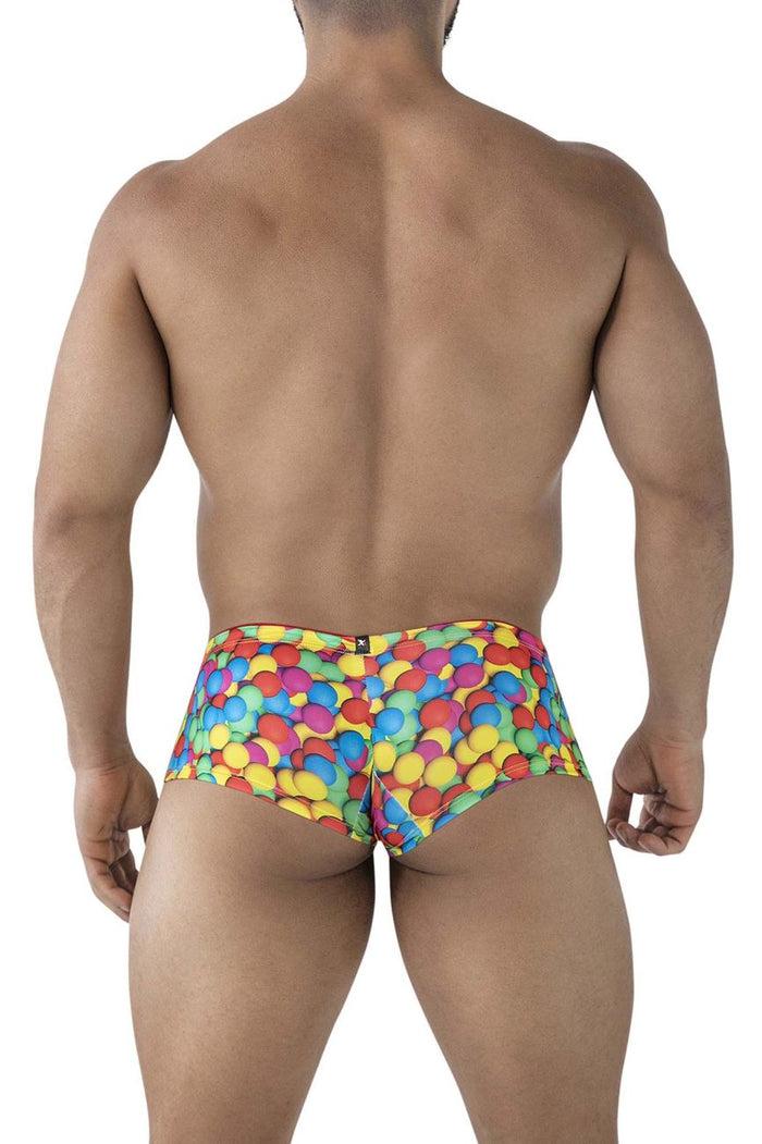 Clever Moda Xtremen 91249 Printed Trunks Color Bubbles