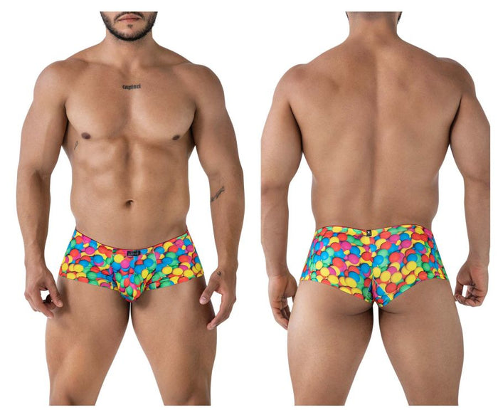 clever moda Xtremen 91249 Printed Trunks Color Bubbles
