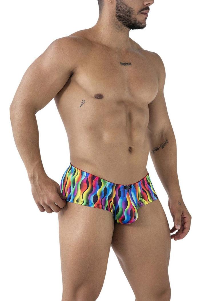 Clever Moda Xtremen 91249 Printed Trunks Color Waves