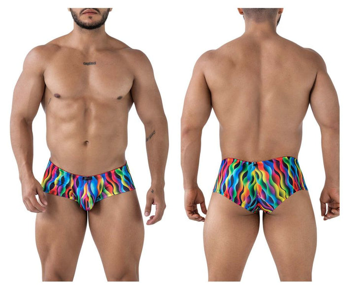 clever moda Xtremen 91249 Printed Trunks Color Waves