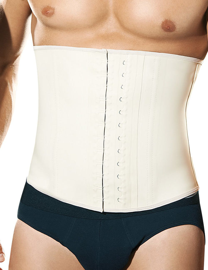 Clever Moda Ann Chery 2031 Latex Men Girdle Body Shaper Color Beige