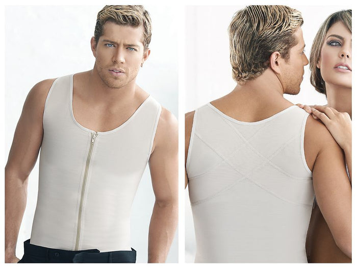 clever moda Ann Chery 2034 Latex Men Girdle Body Shaper Color Beige