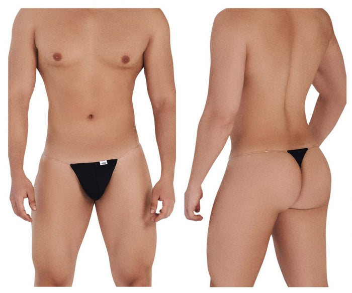 Clever Moda CandyMan 99548 Invisible Micro Thongs Color Black