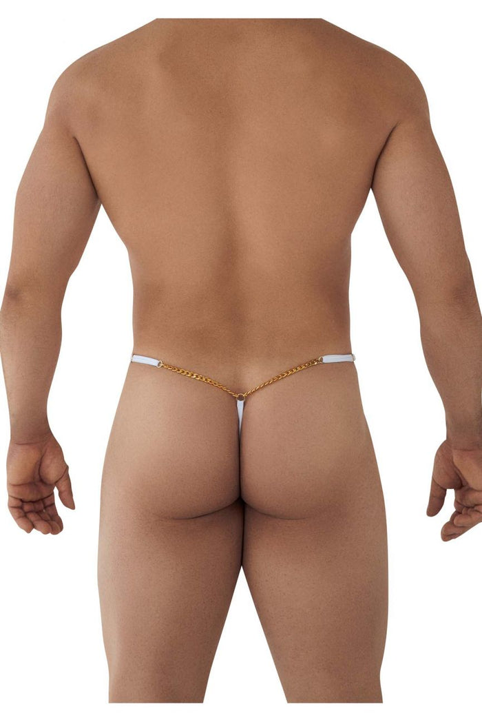 Clever Moda CandyMan 99586 Chain G-String Color White