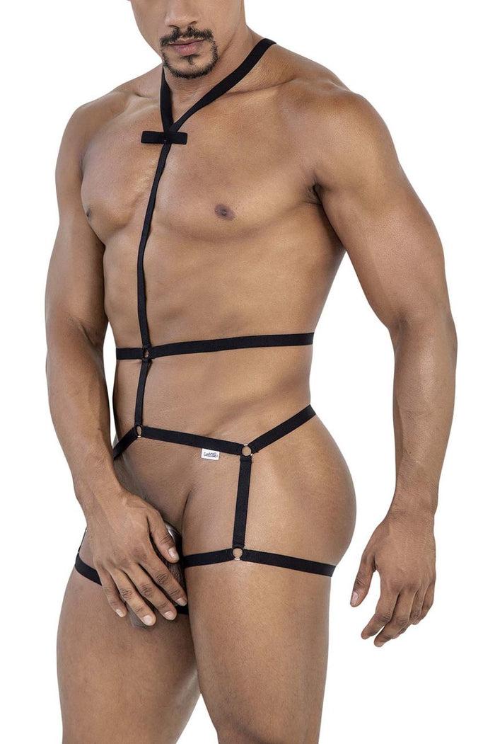 Clever Moda CandyMan 99797 String Bodysuit Color Black