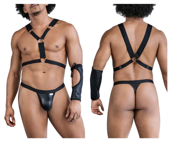 clever moda CandyMan 99850 Three Piece Outfit Color Black