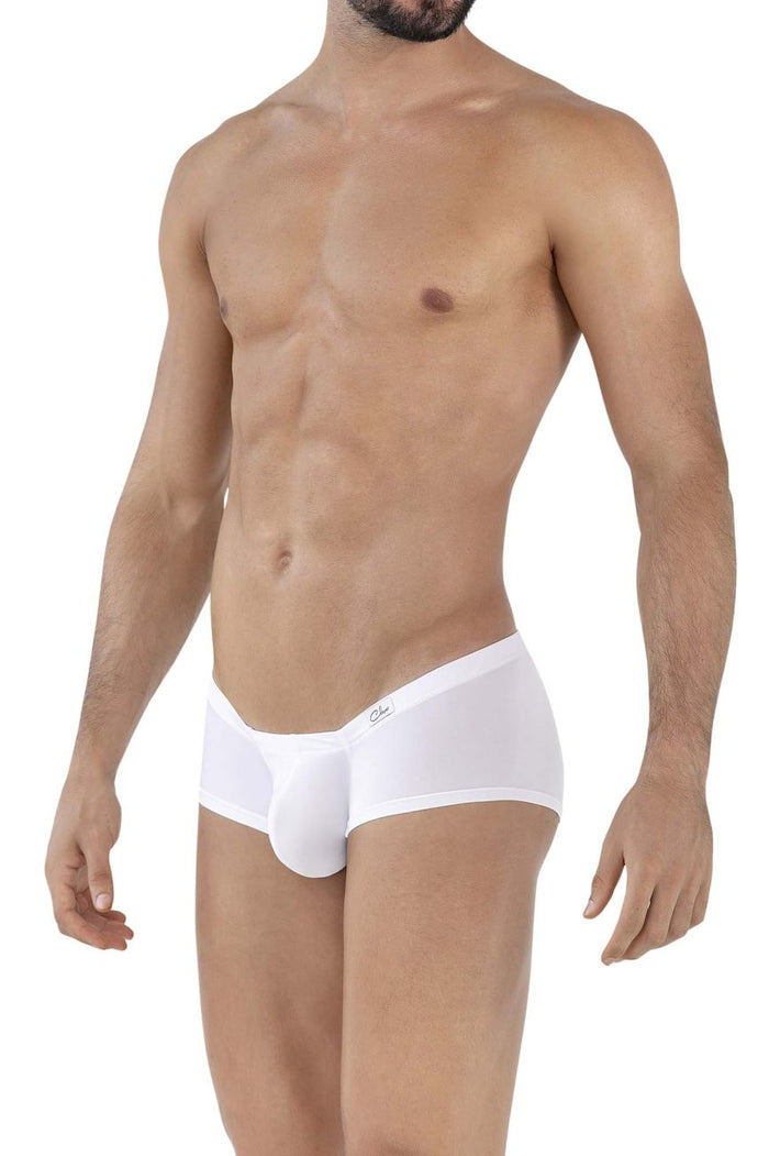 Clever Moda Clever 229930 3PK Australian Latin Trunks Color White-Black-Gray