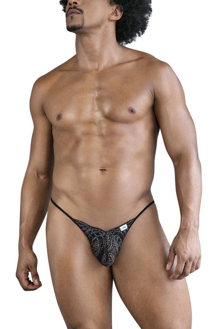 Clever Moda CandyMan 99829 Lace Thongs Color Black