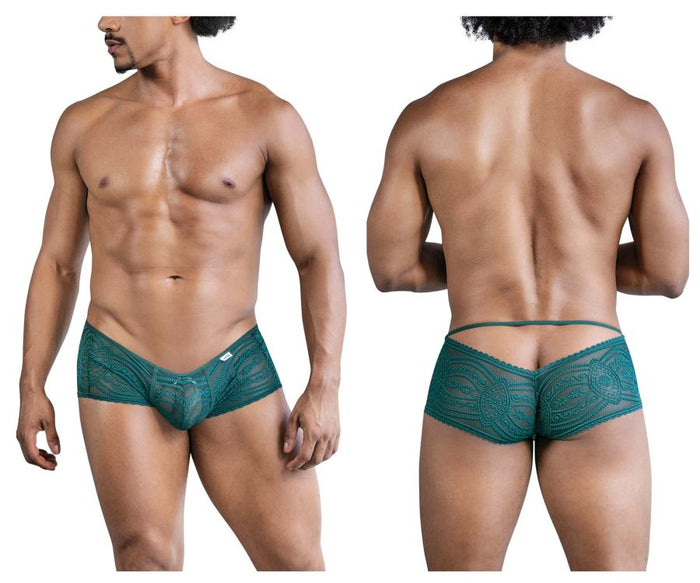 Clever Moda CandyMan 99857 Lace Trunks Color Green