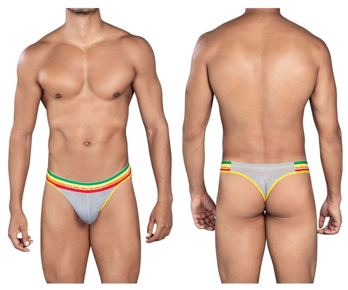 clever moda Clever 0925 Luky Thongs Color Gray
