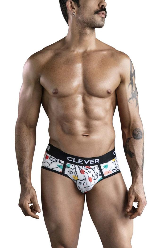 Clever Moda Clever 1726 Grange Briefs Color White