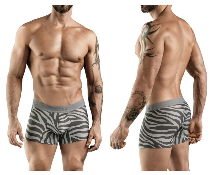 Clever Moda Clever 1800 Cebra Trunks Color Gray