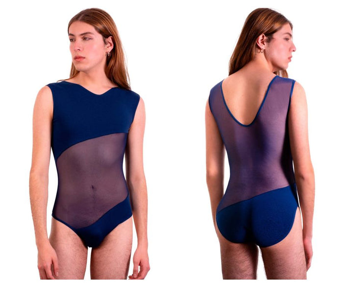 Clever Moda PLURAL PL002 Bodysuit Color Blue