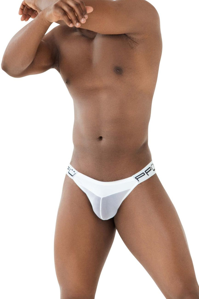 Clever Moda PPU 2312 Mesh Bikini Color White