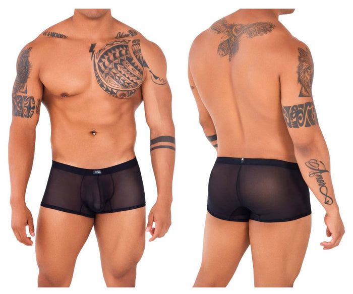 Clever Moda Xtremen 91127 Mesh Trunks Color Black