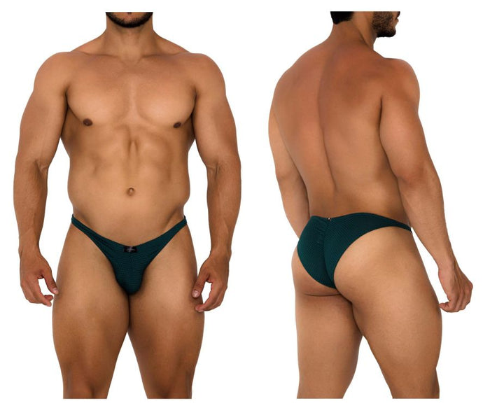 Clever Moda Xtremen 91186 Mesh Bikini Color Green