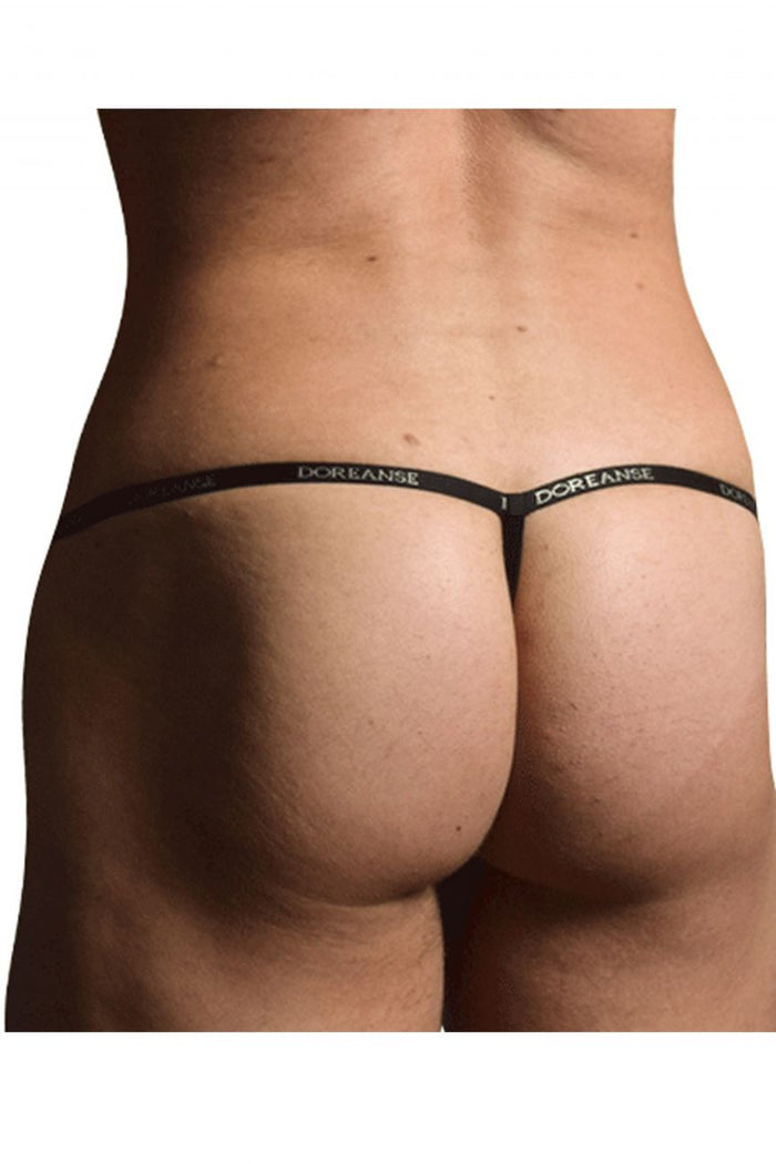 Clever Moda Doreanse 1330-WHT Ribbed Modal T-thong Color White
