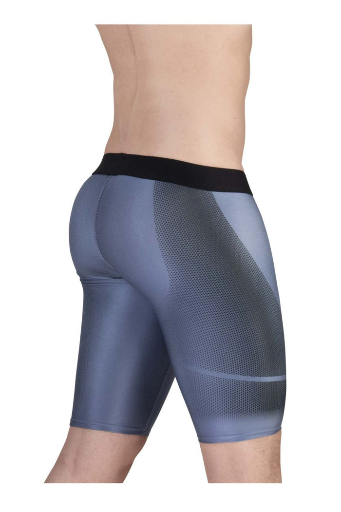 Clever Moda ErgoWear EW1609 MAX SE Athletic Shorts Color Gray-Black