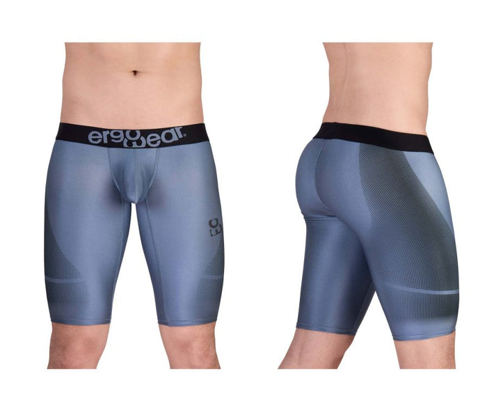 Clever Moda ErgoWear EW1609 MAX SE Athletic Shorts Color Gray-Black