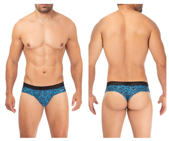 clever moda HAWAI 42328 Microfiber Thongs Color Blue