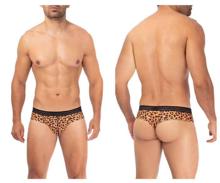 clever moda HAWAI 42345 Microfiber Thongs Color Animal Print