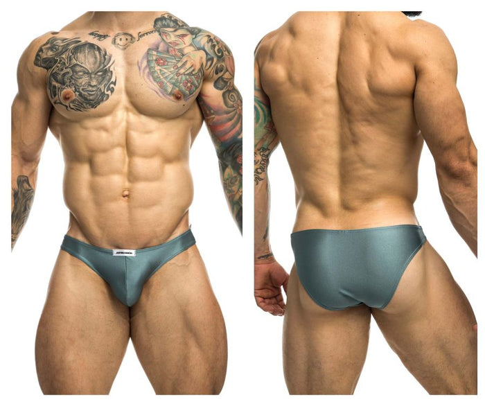 clever moda JUSTIN+SIMON XSJ01 Classic Bikini Color Metal Green