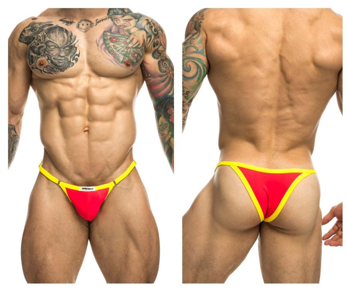 clever moda JUSTIN+SIMON XSJ12 Bikini One Color Coral