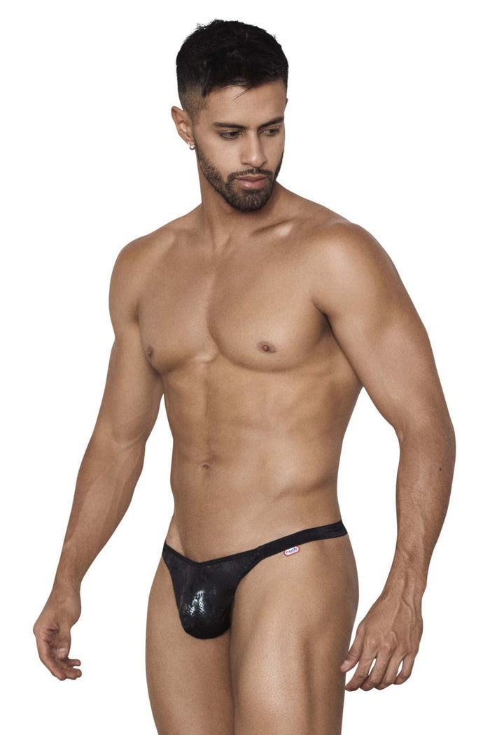 Clever Moda Pikante PIK 1401 Born Thongs Color Black