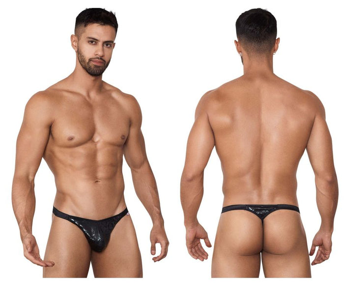 clever moda Pikante PIK 1401 Born Thongs Color Black