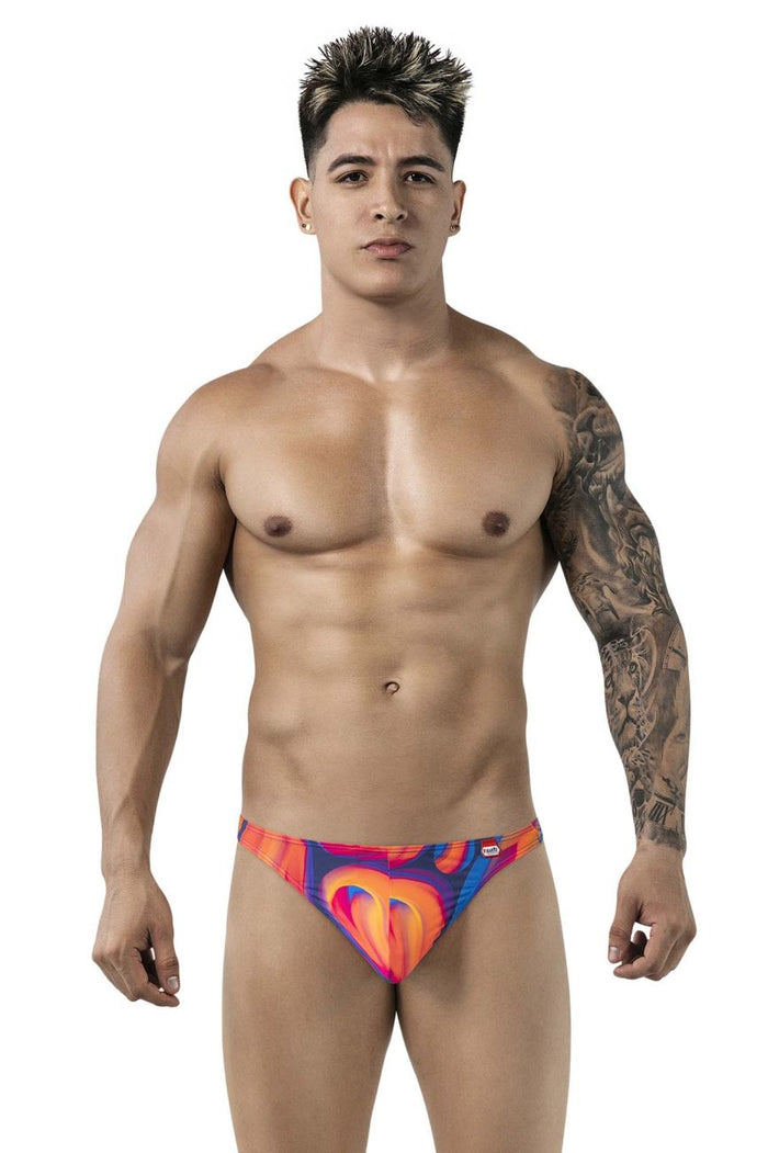 Clever Moda Pikante PIK 1827 Kracent Thongs Color Orange