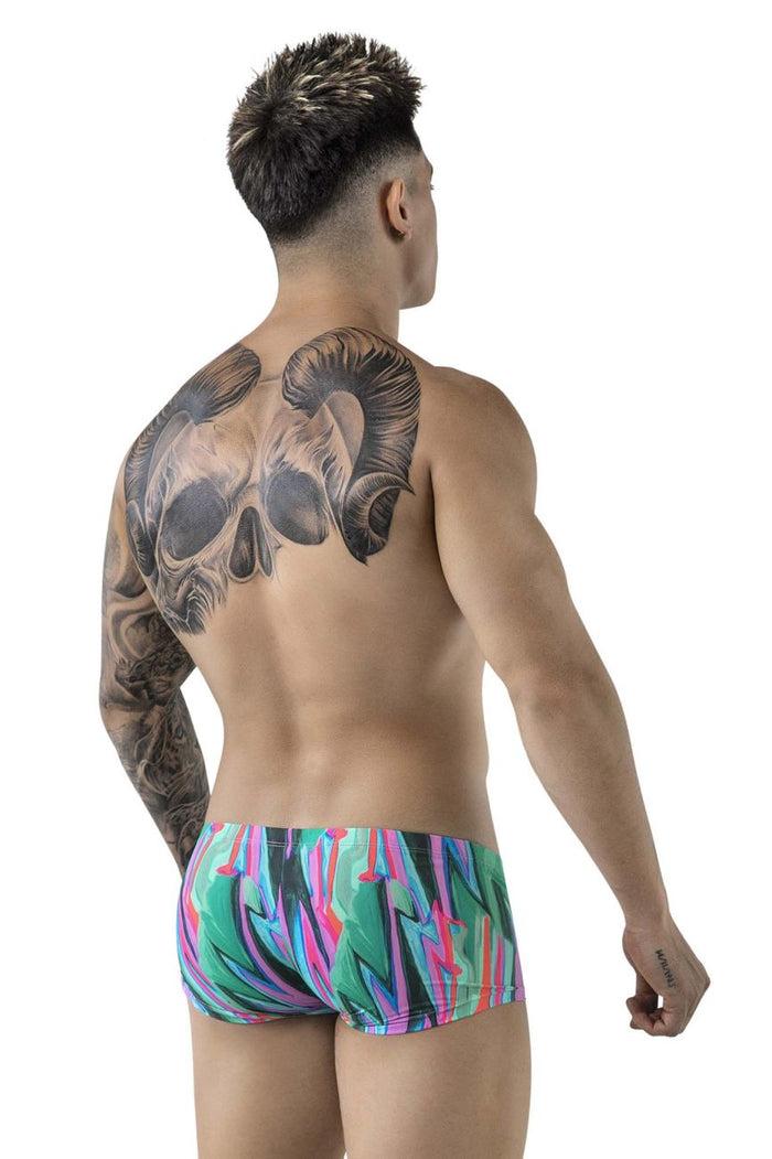 Clever Moda Pikante PIK 1828 Abstract Trunks Color Green