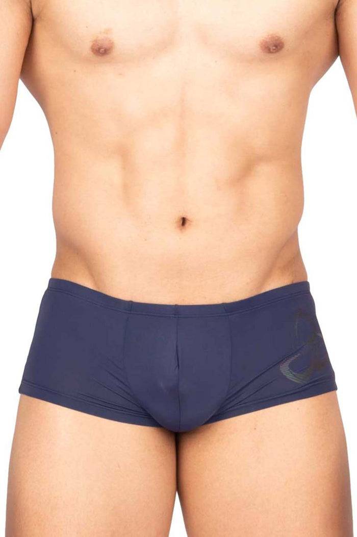 Clever Moda Private Structure BRUT4390 Bare Hipster Color Silk Navy