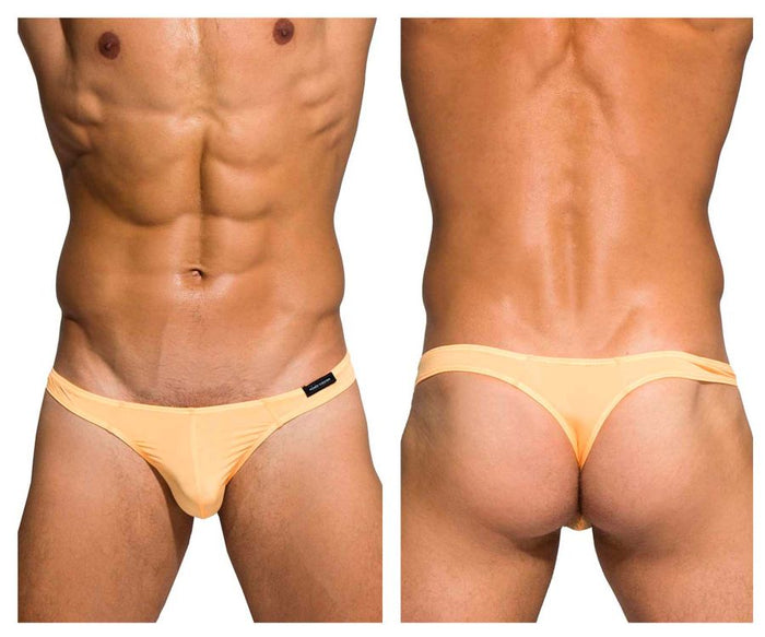 Clever Moda Private Structure DGEMU3545BT Desire Glaze Thong Color Orange