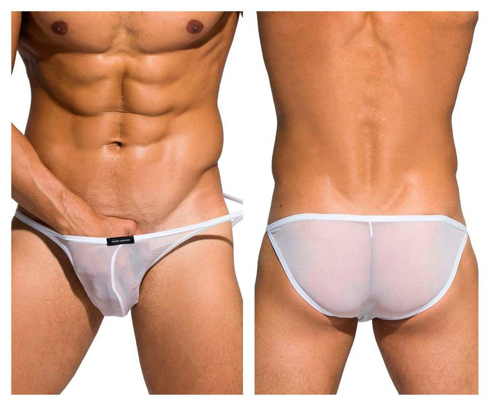 clever moda Private Structure DIAMU3454BT Desire Intima Low Rise Bikini Color White
